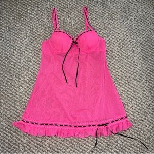 Victoria’s Secret Pink Sheer Babydoll Lingerie